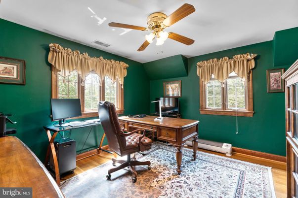 Home Office, Interior, Wood Texture Flooring