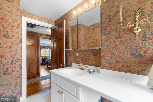 Bathroom, Interior, Wood Texture Flooring
