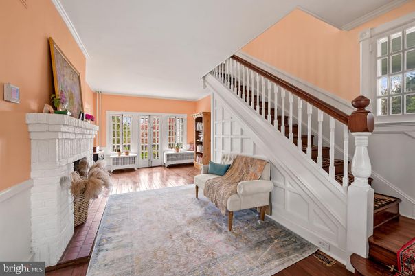 Fireplace, Interior, Wood Texture Flooring