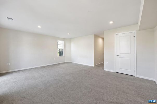 Empty room, Interior, Recessed Lighting