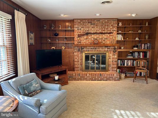 Fireplace, Interior, Living room, Stone Walls