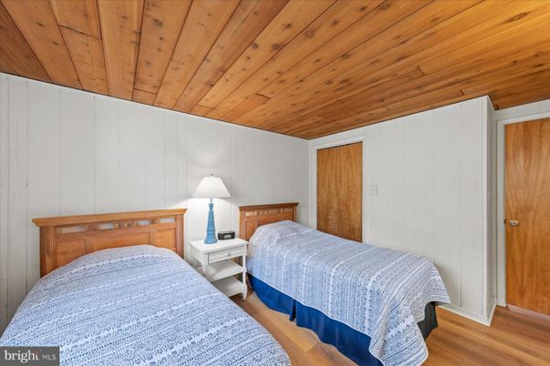 Bedroom, Interior, Wooden Ceilings, Wood Texture Flooring
