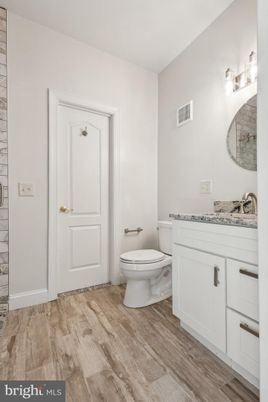 Bathroom, Interior, Wood Texture Flooring