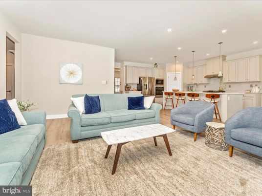 Interior, Kitchen, Living room, Pendant Lights, Recessed Lighting, Stainless Steel Appliances, Wood Texture Flooring