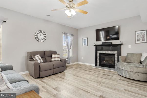 Fireplace, Interior, Wood Texture Flooring