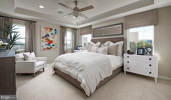 Bedroom, Interior, Recessed Lighting