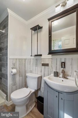 Bathroom, Interior, Wood Texture Flooring