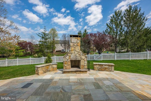Backyard, Exterior, Fireplace