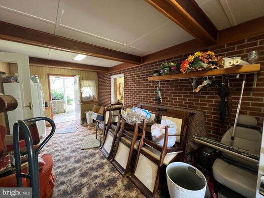 Dining room, Interior, Stone Walls