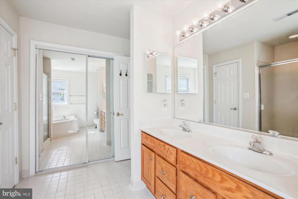 Bathroom, Dual Sink Vanities, Glass Shower, Interior
