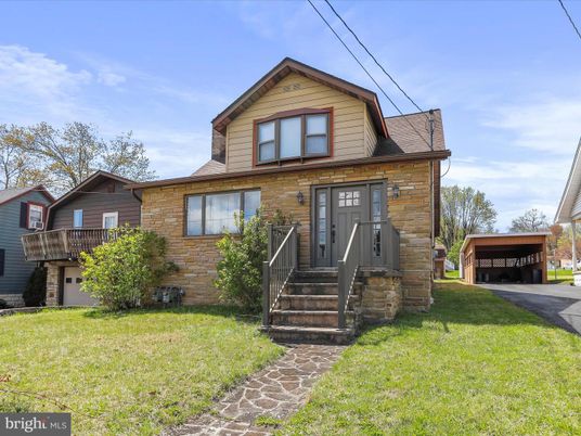 Attached, Exterior, Facade, Brick Facade, Tudor Revival