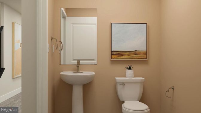 Bathroom, Interior, Wood Texture Flooring