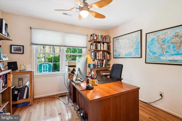 Home Office, Interior, Wood Texture Flooring