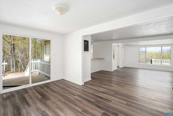 Empty room, Interior, Wood Texture Flooring
