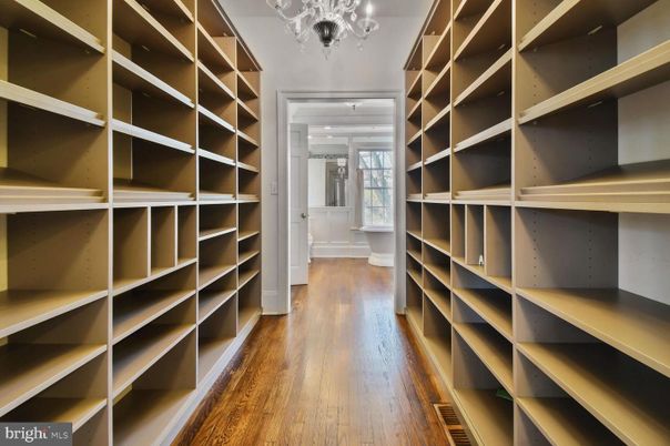 Chandelier, Interior, Walk-in Closets, Wood Texture Flooring