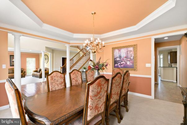 Chandelier, Dining room, Interior, Recessed Lighting