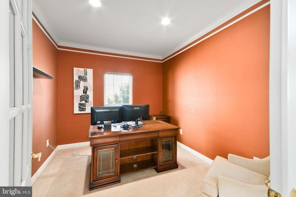 Home Office, Interior, Recessed Lighting