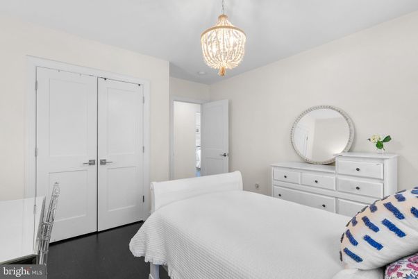 Bedroom, Chandelier, Interior