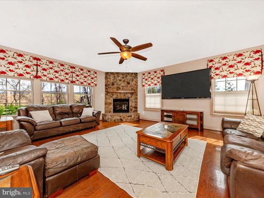 Fireplace, Interior, Living room, Stone Walls, Wood Texture Flooring