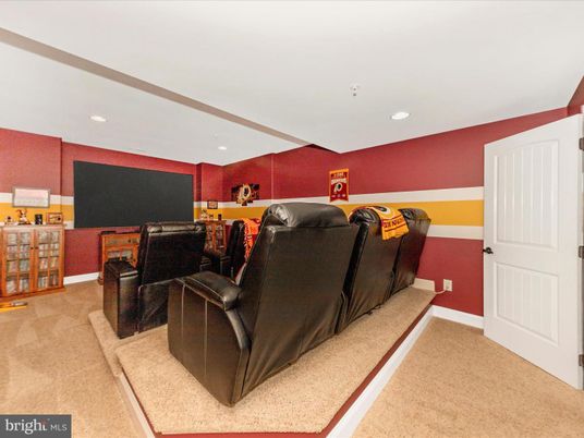 Home Theatre Room, Interior, Recessed Lighting, Theatre Room