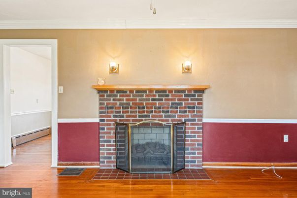 Fireplace, Interior, Wood Texture Flooring