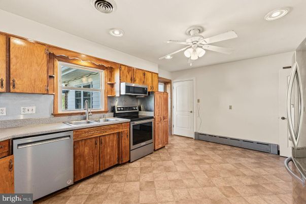 Interior, Kitchen, Recessed Lighting, Stainless Steel Appliances