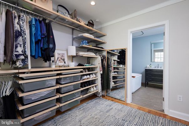 Interior, Recessed Lighting, Walk-in Closets, Wood Texture Flooring