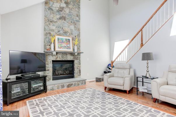 Fireplace, Interior, Stone Walls, Wood Texture Flooring