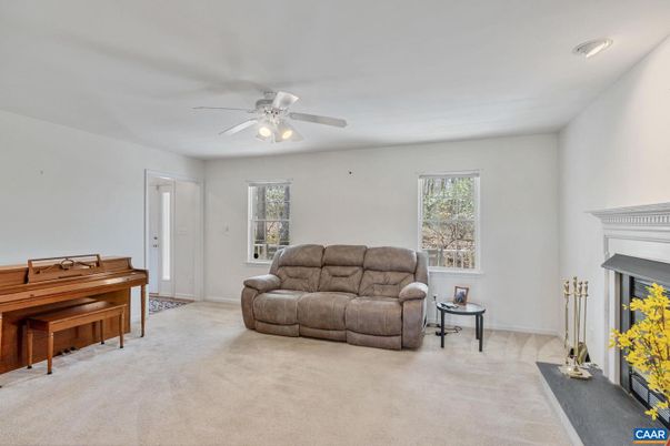 Fireplace, Interior, Piano
