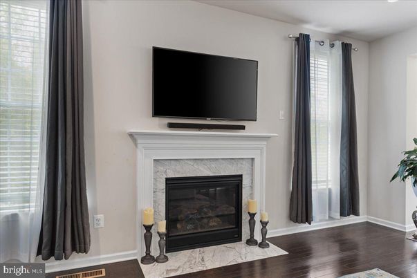 Fireplace, Interior, Wood Texture Flooring