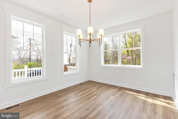 Chandelier, Empty room, Interior, Pendant Lights, Wood Texture Flooring