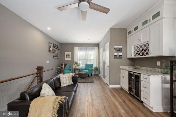 Interior, Kitchen, Living room, Recessed Lighting, Wood Texture Flooring