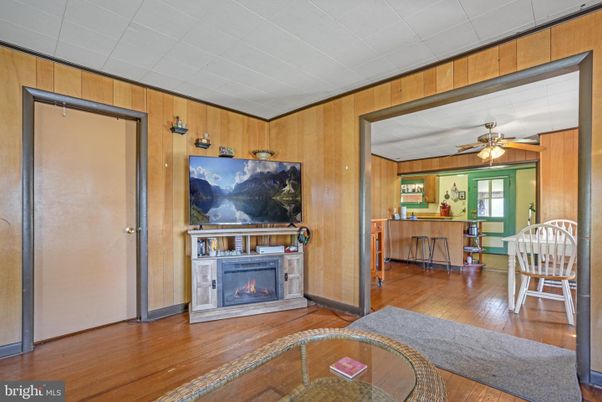 Fireplace, Interior, Wood Texture Flooring, Wooden Walls