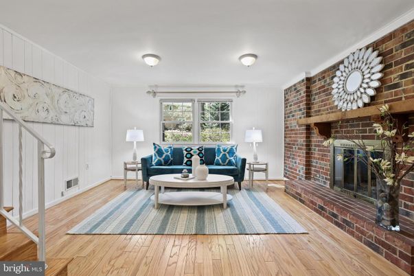 Fireplace, Interior, Living room, Stone Walls, Wood Texture Flooring