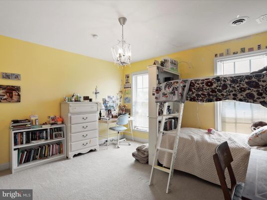 Bedroom, Chandelier, Home Office, Interior