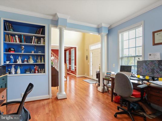Home Office, Interior, Wood Texture Flooring