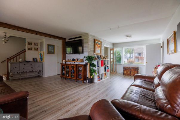 Interior, Living room, Stone Walls, Wood Texture Flooring