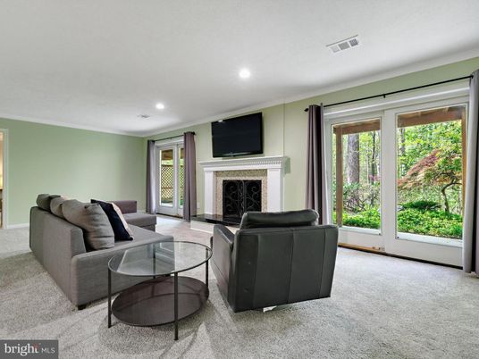 Fireplace, Interior, Living room, Recessed Lighting