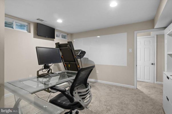 Fitness Equipment, Home Office, Interior, Recessed Lighting