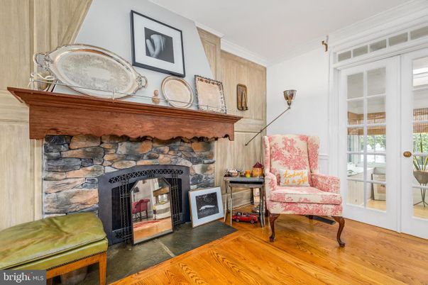 Fireplace, Interior, Wood Texture Flooring