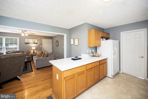 Interior, Kitchen, Living room, Wood Texture Flooring