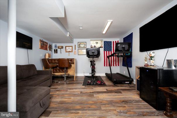 Fitness Equipment, Interior, Wood Texture Flooring