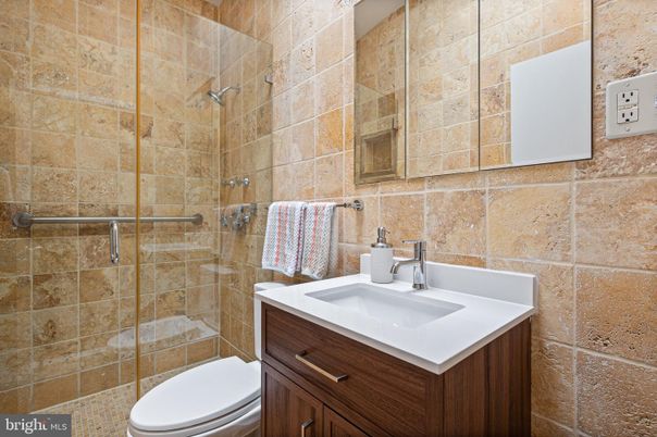 Bathroom, Glass Shower, Interior