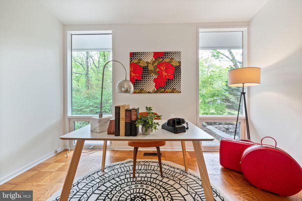 Home Office, Interior, Wood Texture Flooring