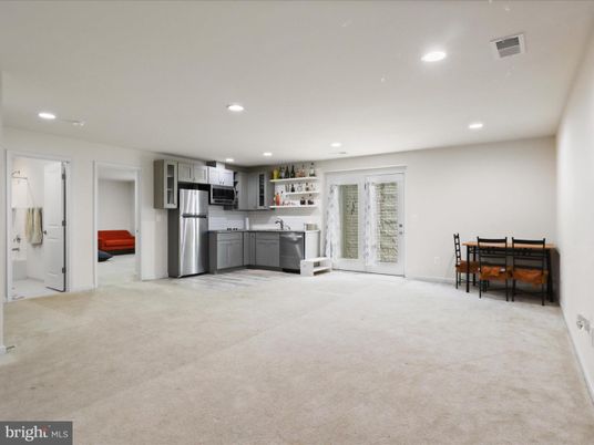 Interior, Kitchen, Recessed Lighting, Stainless Steel Appliances