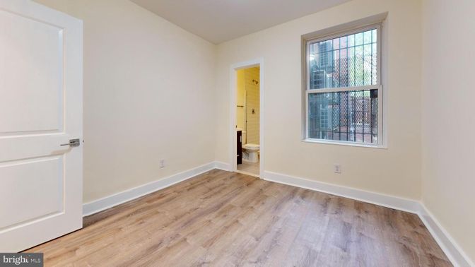 Bathroom, Empty room, Interior, Wood Texture Flooring