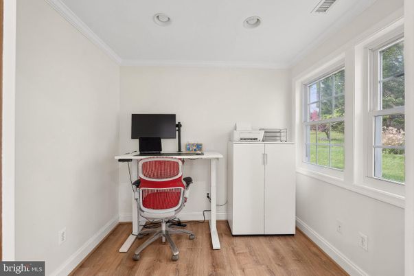 Home Office, Interior, Wood Texture Flooring