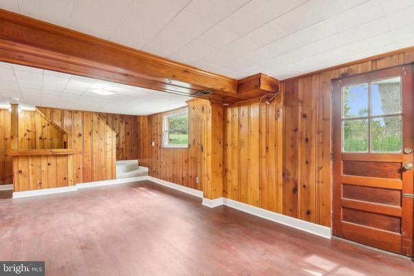 Empty room, Interior, Wood Texture Flooring, Wooden Walls