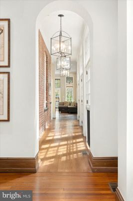 Interior, Pendant Lights, Stone Walls, Wood Texture Flooring