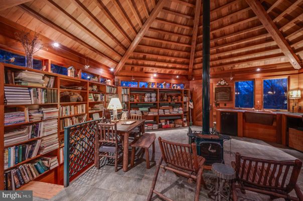 Home Office, Interior, Wooden Beams, Wooden Ceilings, Wooden Walls